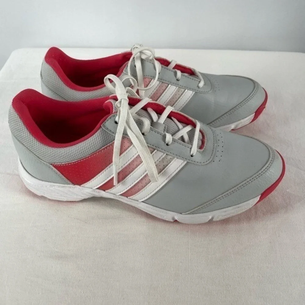 Adidas Tech Response Soft Spike Golf Shoes in Grey Pink Size‎ 7.5